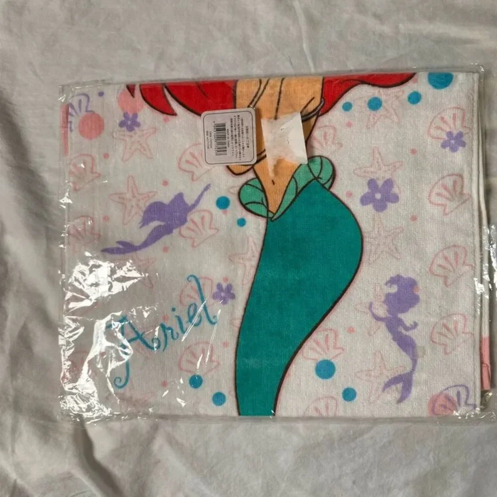 Officially Licensed Disney Japan Ariel The Little Mermaid 100% Cotton Hand Towel